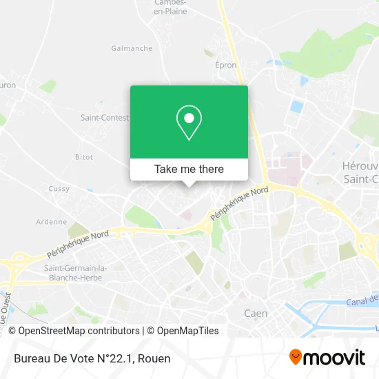 Bureau De Vote N°22.1 map