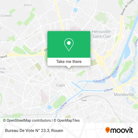 Bureau De Vote N° 23.3 map