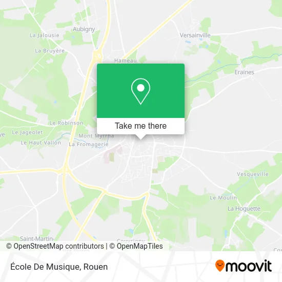 École De Musique map