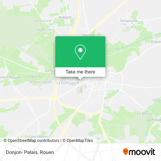 Donjon- Palais map