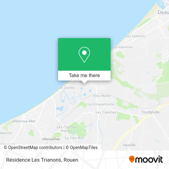 Résidence Les Trianons map