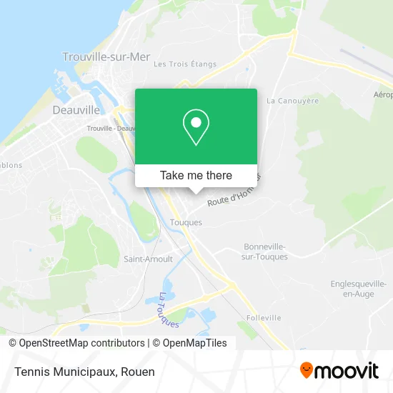 Tennis Municipaux map