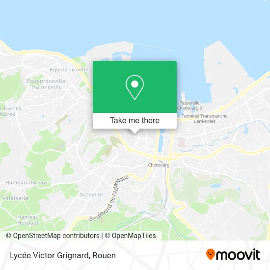 Lycée Victor Grignard map