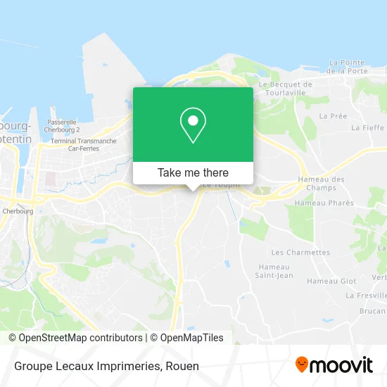 Groupe Lecaux Imprimeries map