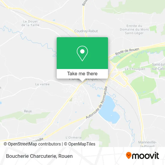 Boucherie Charcuterie map