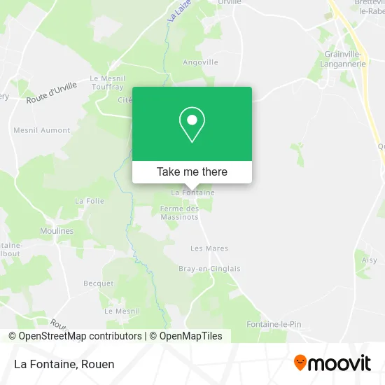 La Fontaine map