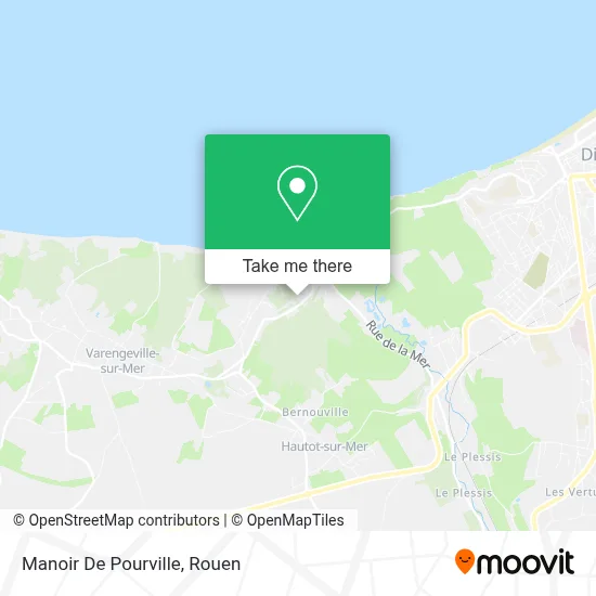 Manoir De Pourville map
