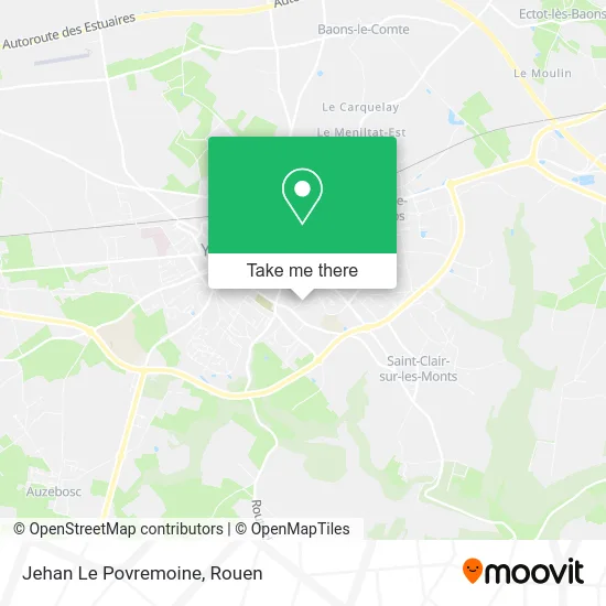 Jehan Le Povremoine map