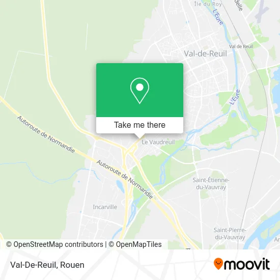 Val-De-Reuil map