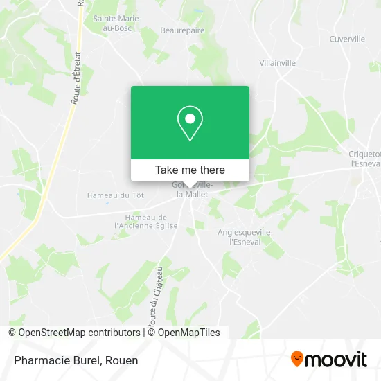 Pharmacie Burel map