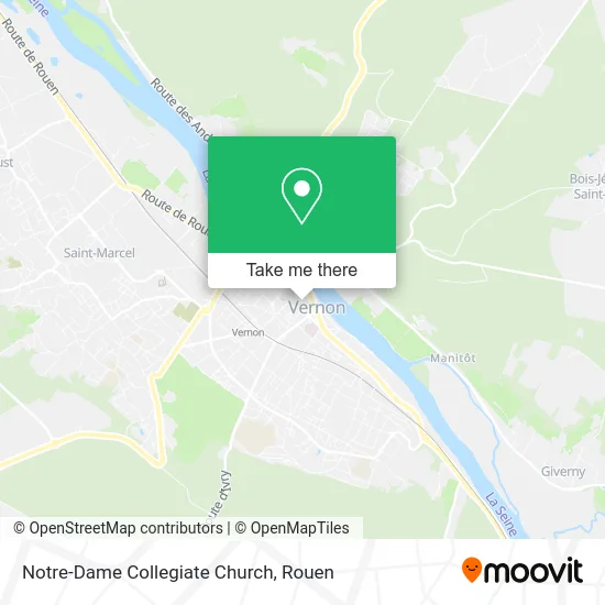 Collégiale Notre-Dame map