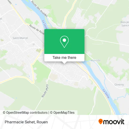 Pharmacie Sehet map