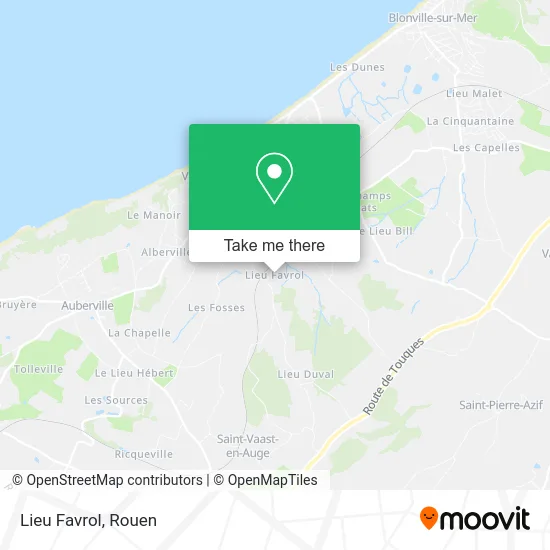 Lieu Favrol map