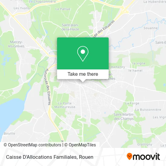 Caisse D'Allocations Familiales map