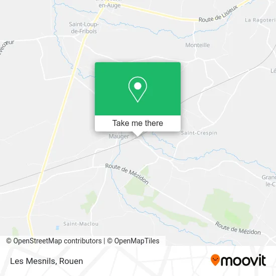 Les Mesnils map
