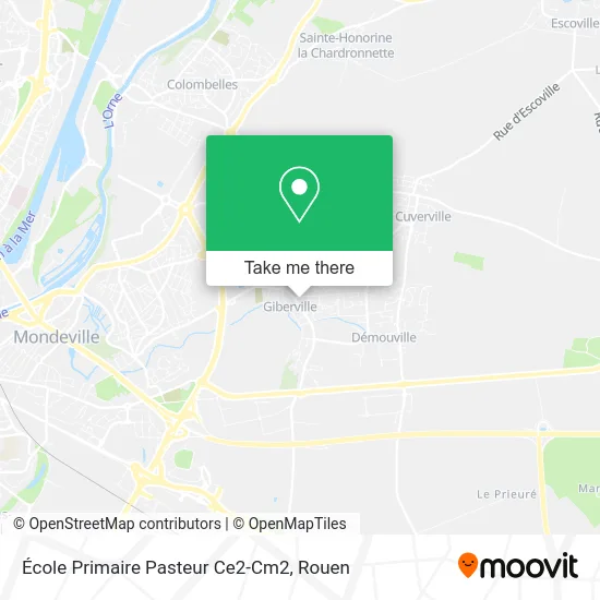 École Primaire Pasteur Ce2-Cm2 map