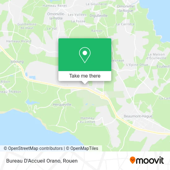 Bureau D'Accueil Orano map