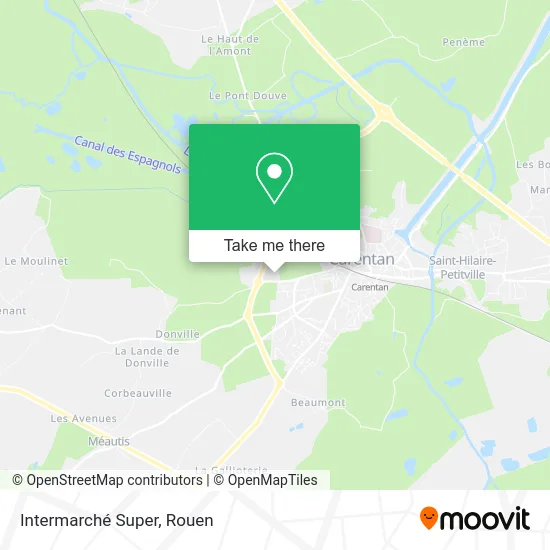 Intermarché Super map