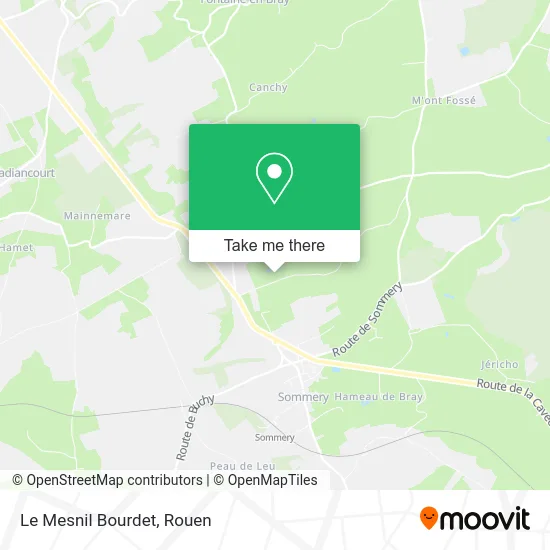 Le Mesnil Bourdet map