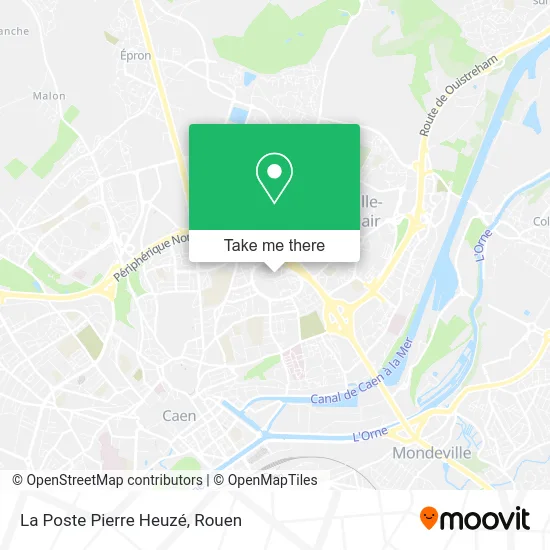 La Poste Pierre Heuzé map