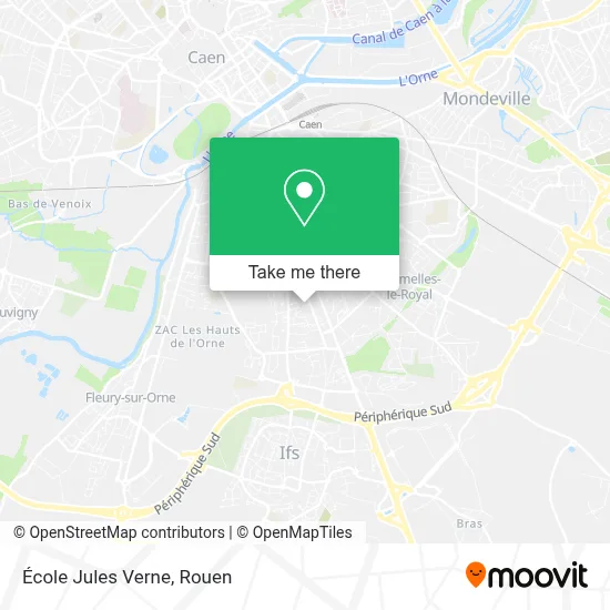 École Jules Verne map