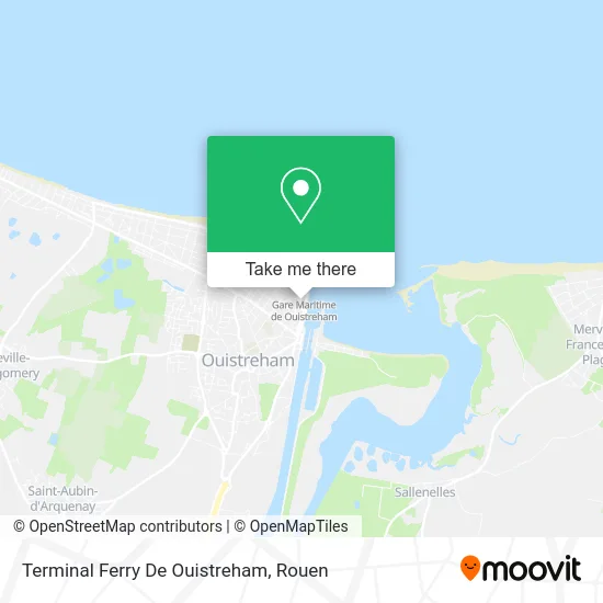 Terminal Ferry De Ouistreham map