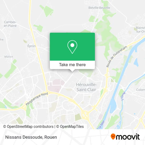 Nissans Dessoude map