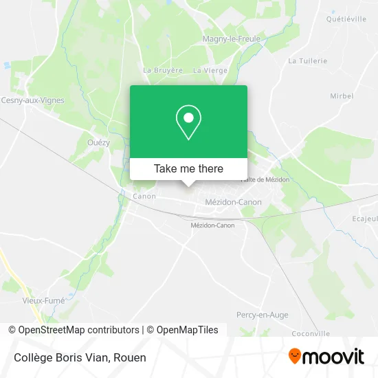 Collège Boris Vian map