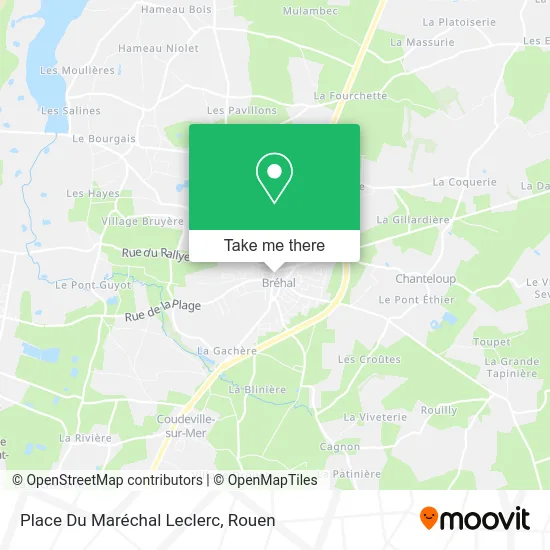 Place Du Maréchal Leclerc map