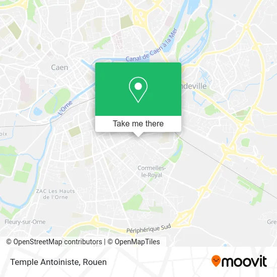 Temple Antoiniste map