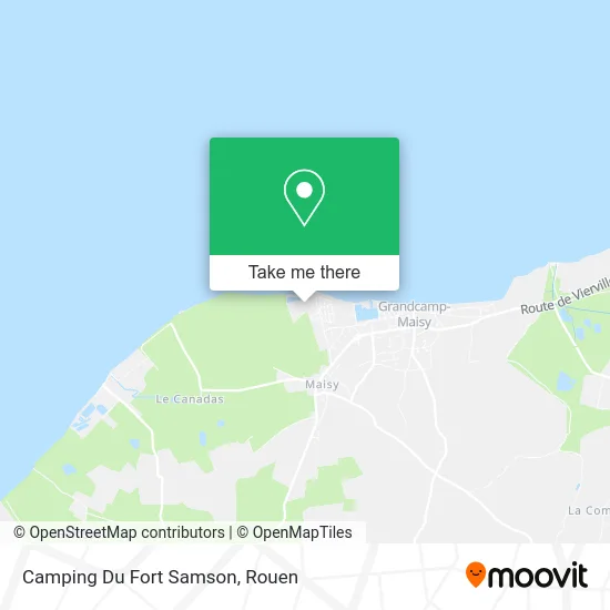 Camping Du Fort Samson map