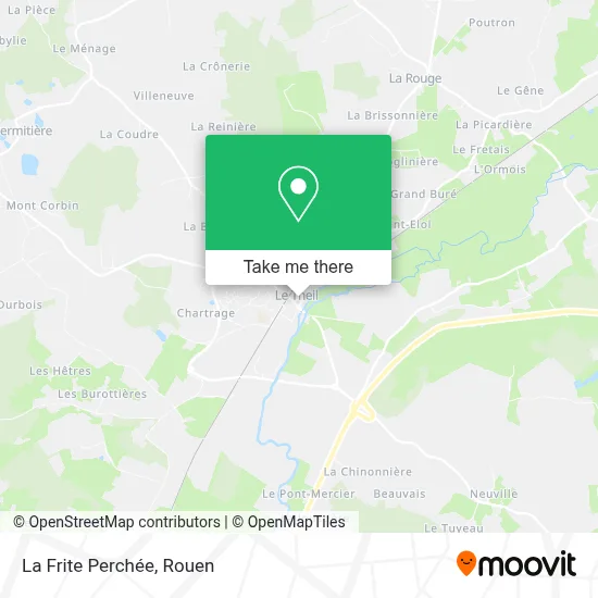 La Frite Perchée map