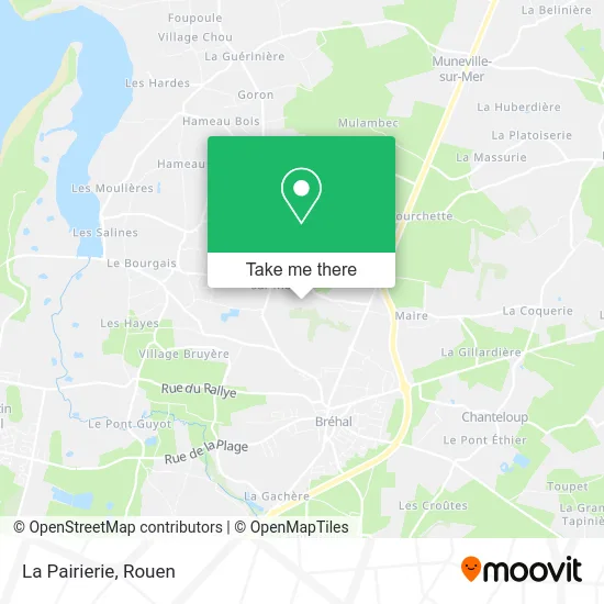 La Pairierie map