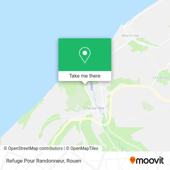 Refuge Pour Randonneur map