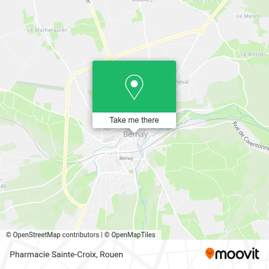 Pharmacie Sainte-Croix map