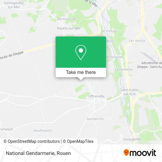 Gendarmerie Nationale map