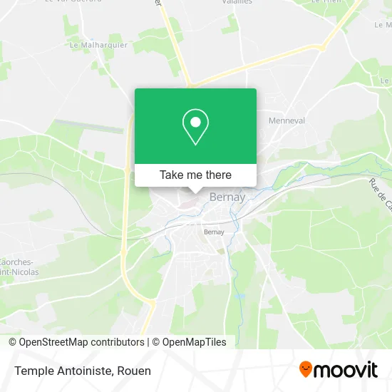 Temple Antoiniste map