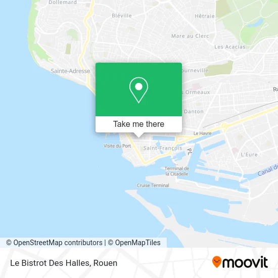 Le Bistrot Des Halles map