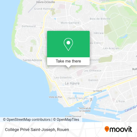 Collège Privé Saint-Joseph map