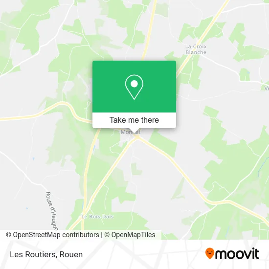 Les Routiers map