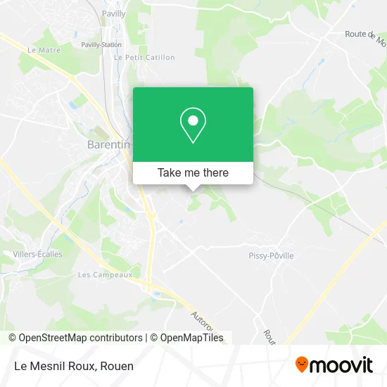 Le Mesnil Roux map