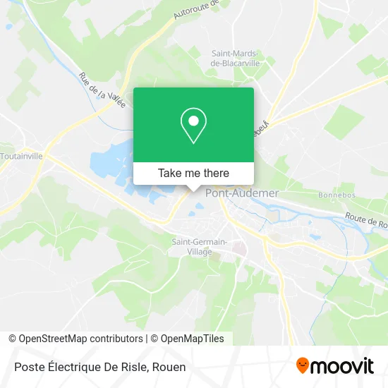 Poste Électrique De Risle map