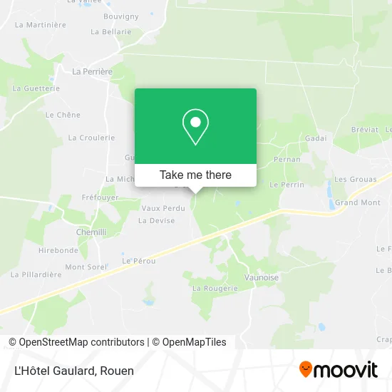 L'Hôtel Gaulard map