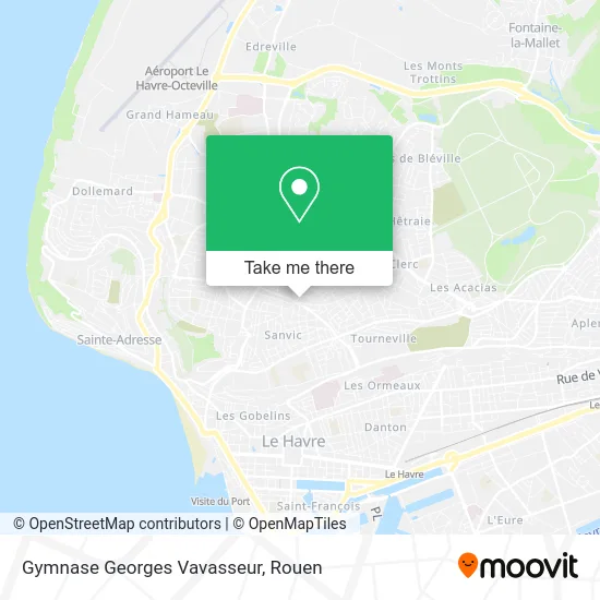 Gymnase Georges Vavasseur map