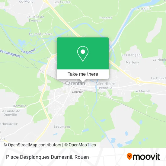 Place Desplanques Dumesnil map