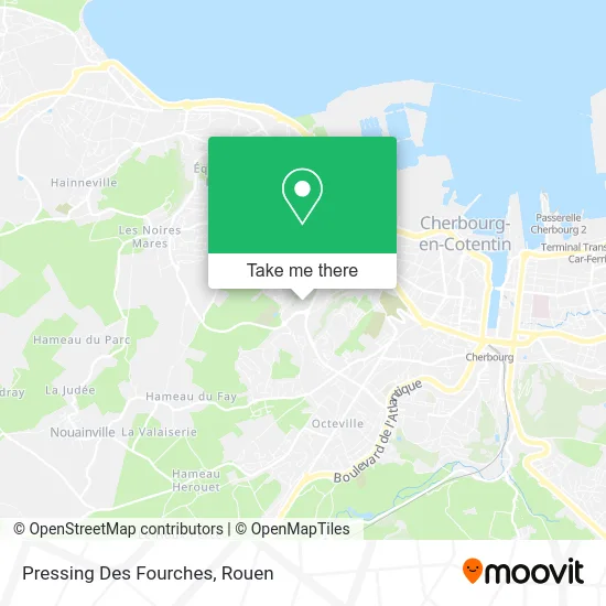 Pressing Des Fourches map