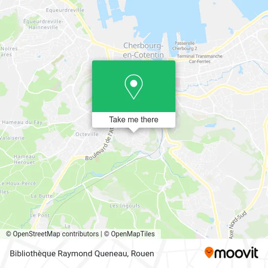 Bibliothèque Raymond Queneau map