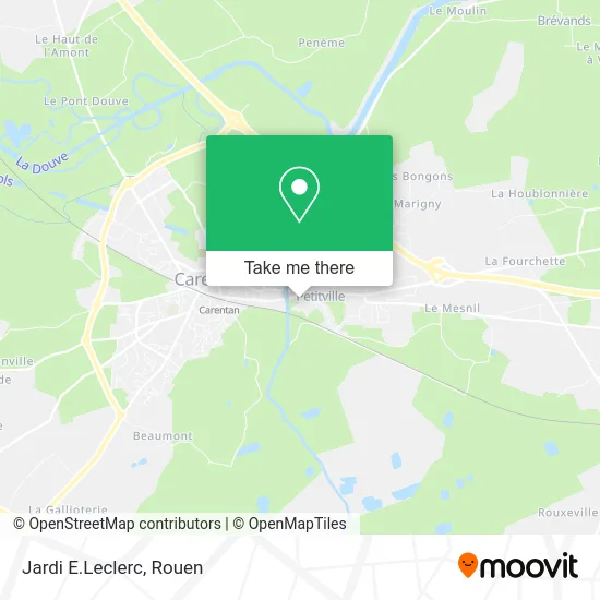 Jardi E.Leclerc map