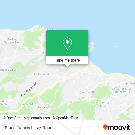 Stade Francis Leray map