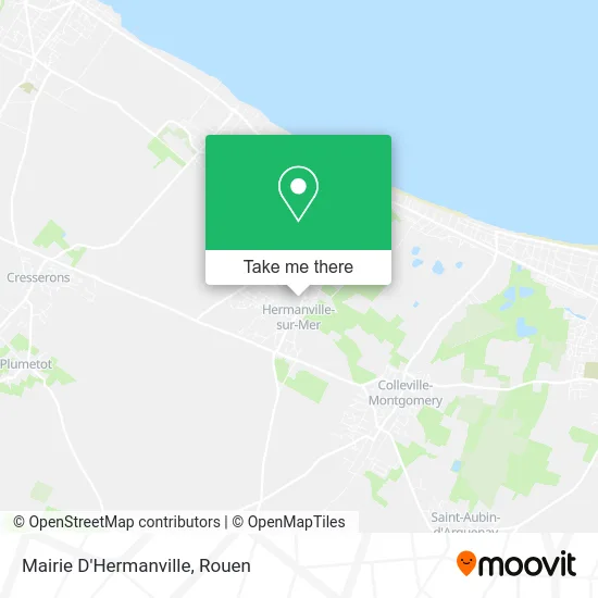 Mairie D'Hermanville map